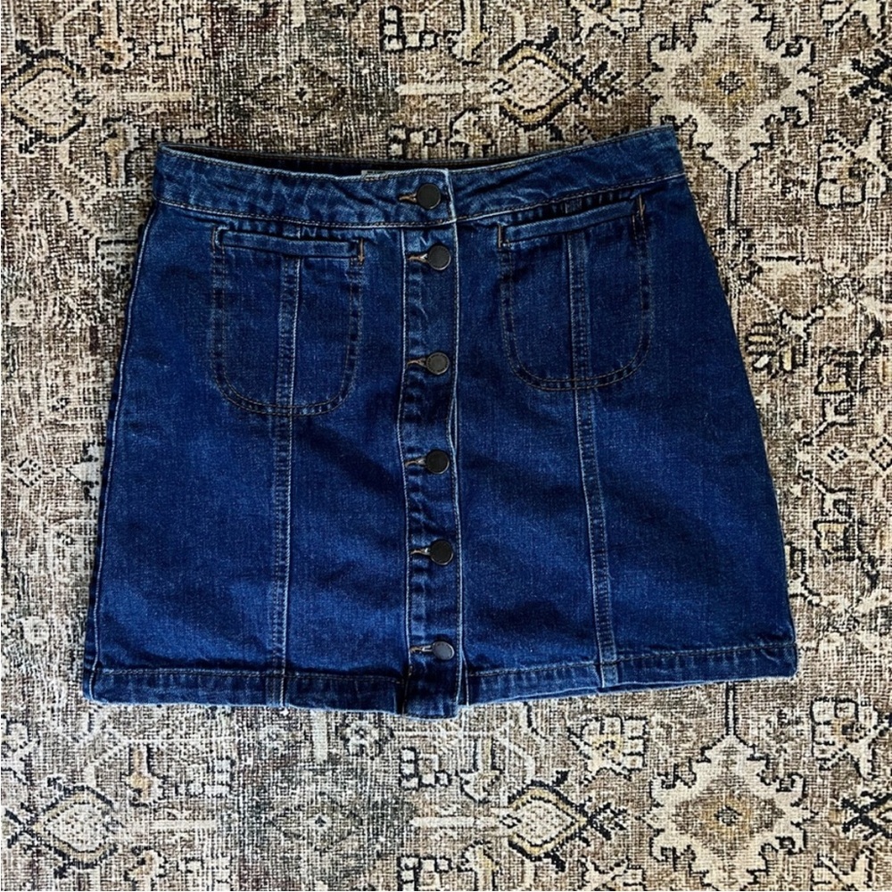 Topshop Moto mini skirt
